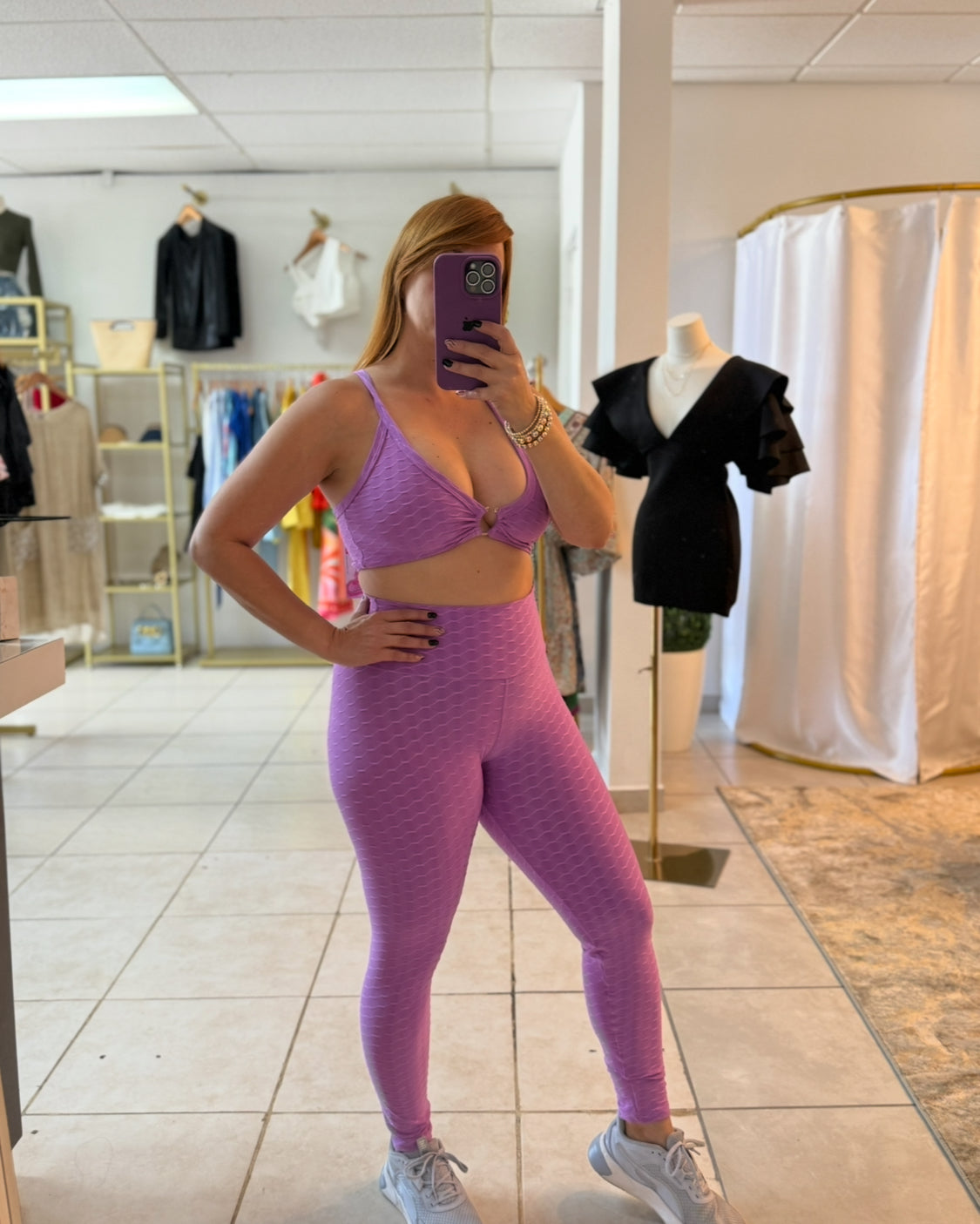 Purple bra set