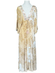 Gold leaf gitana dress