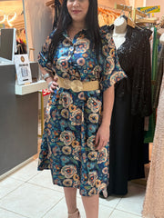 Tunic Blue Flower Dress