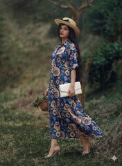 Tunic Blue Flower Dress