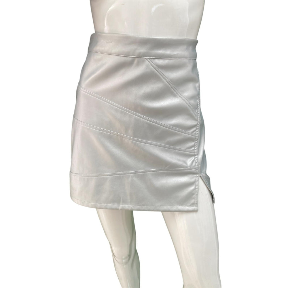 Leather Silver Skirt