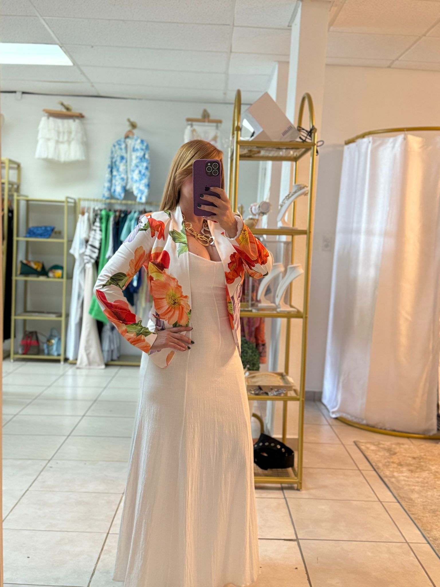 Blazer Tropical Naranja