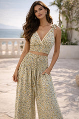 Soft Floral Pant Set