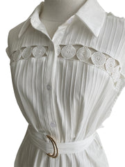 Modest White Dress