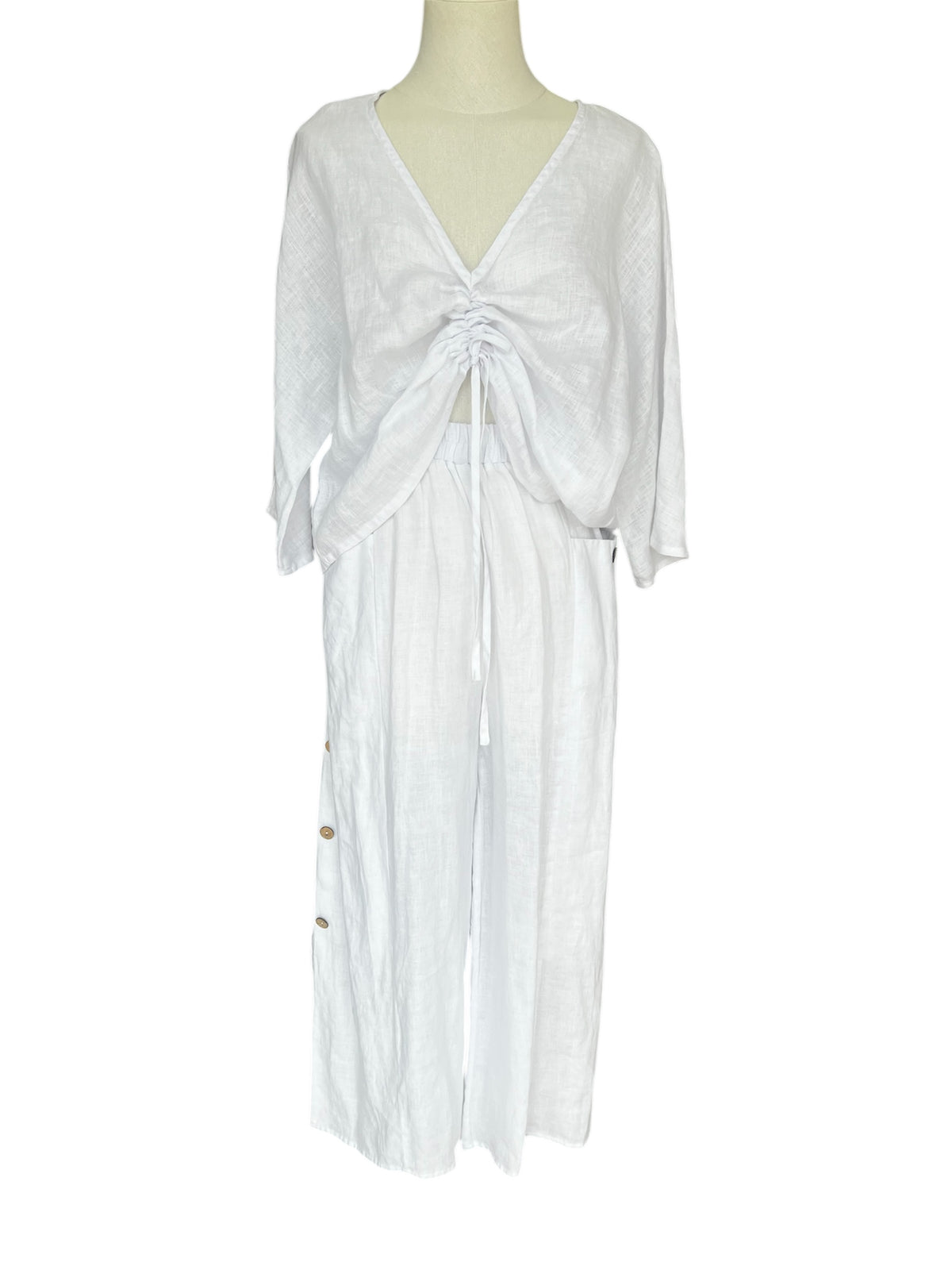 Linen white set