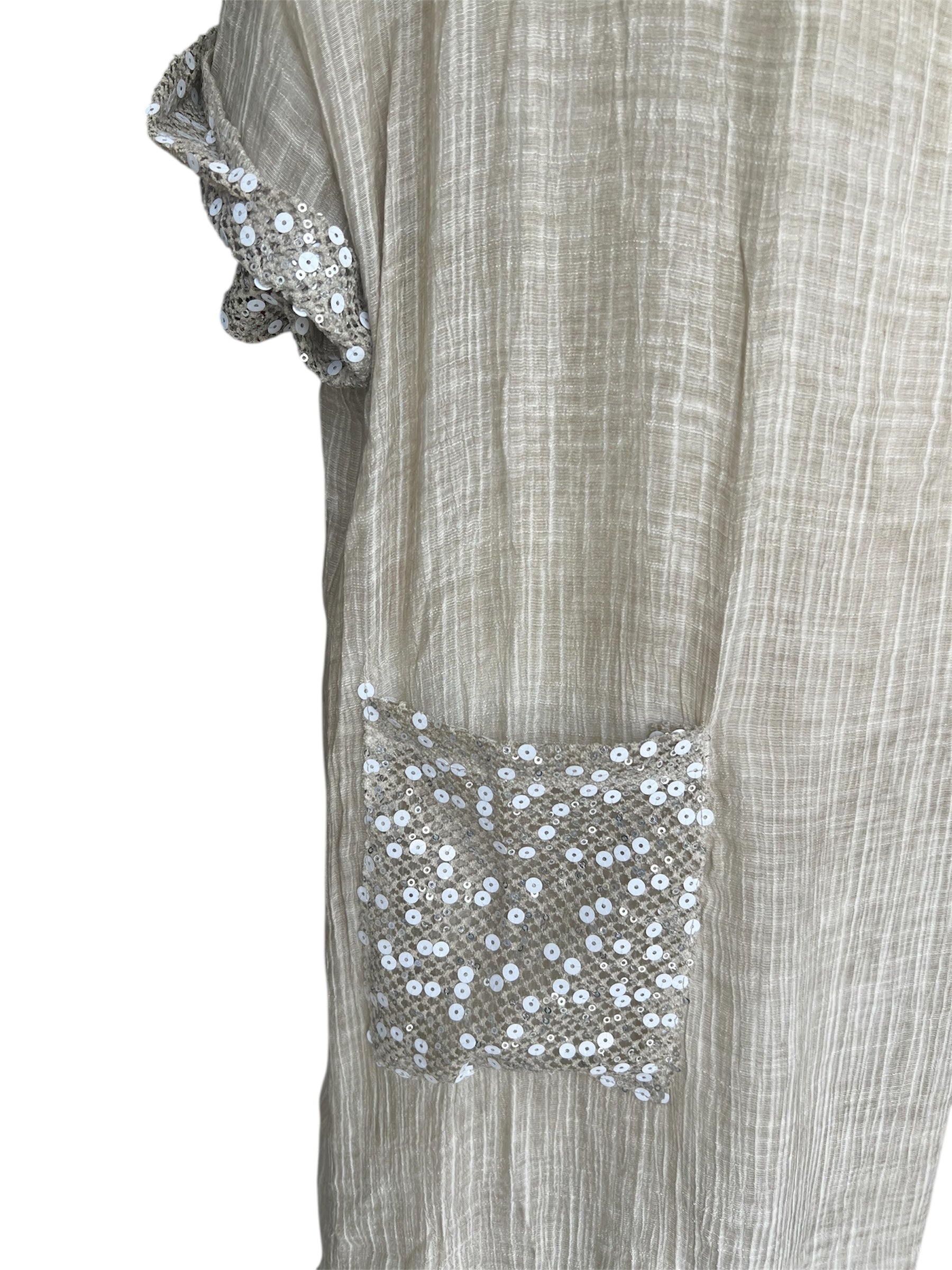 Cream India tunic