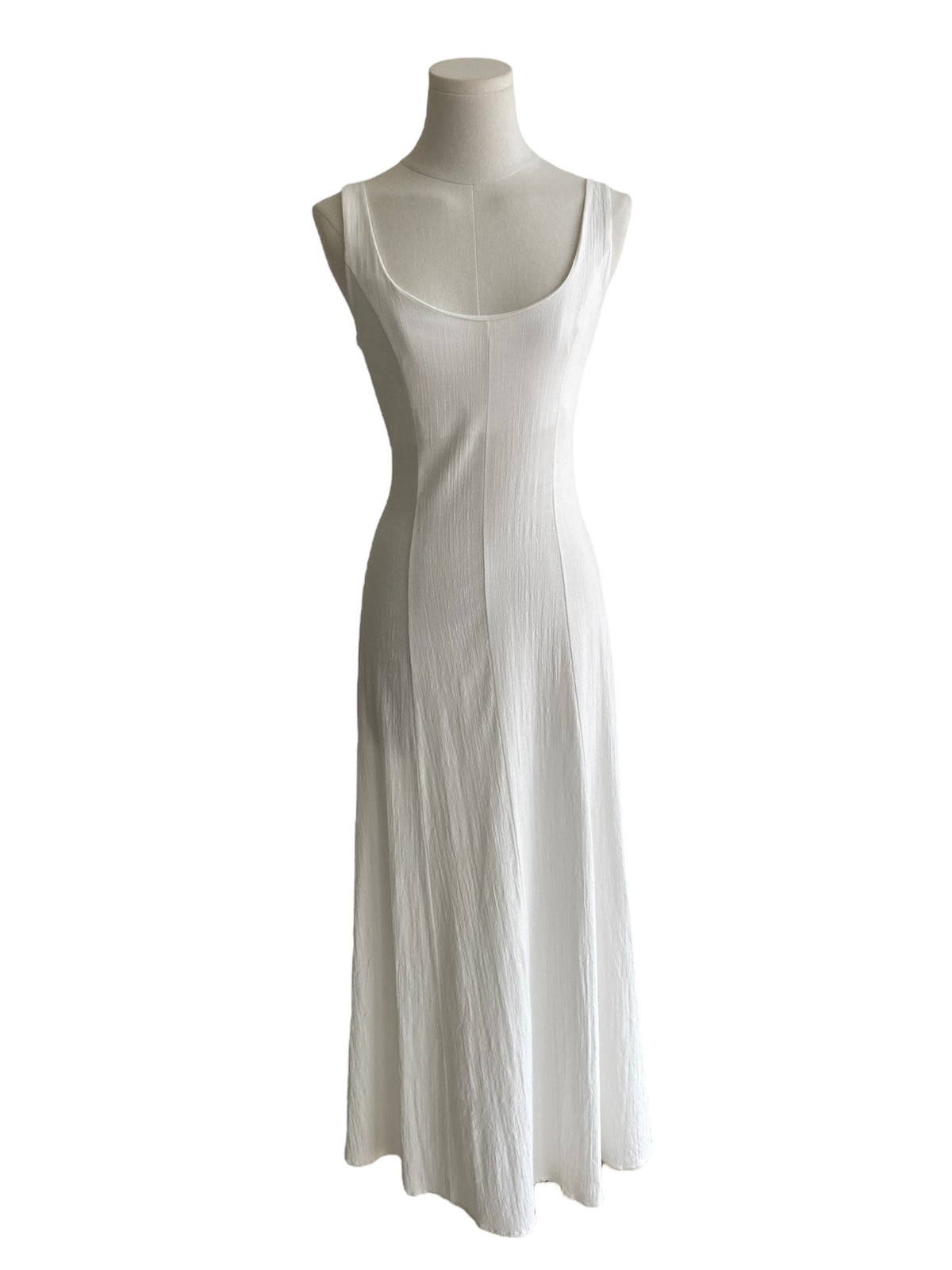Straight White Dress