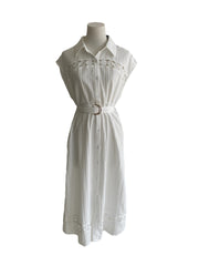 Modest White Dress