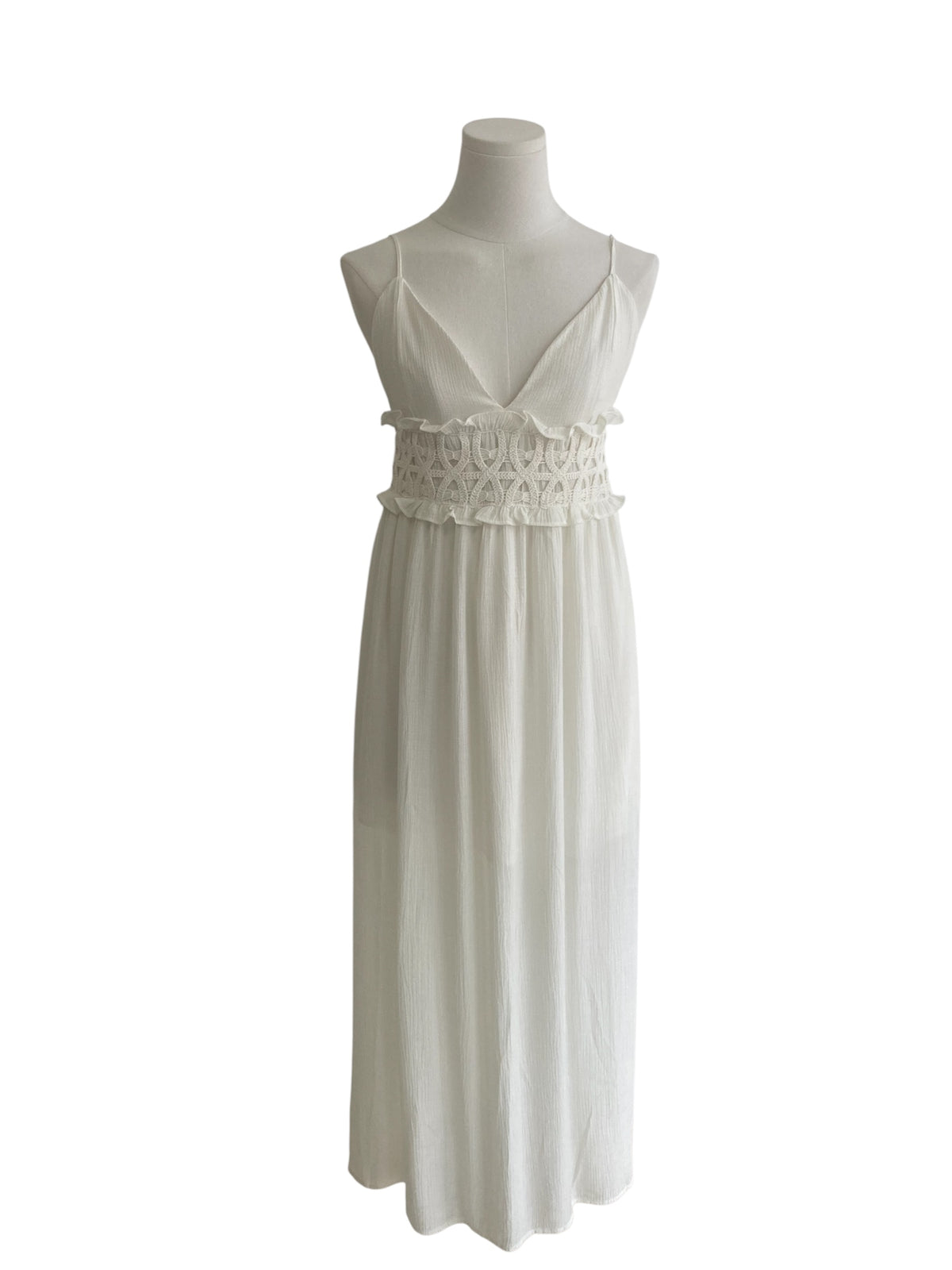 Bone White Lace Dress