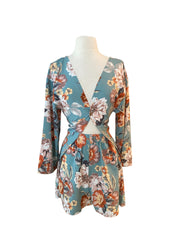Blue floral set