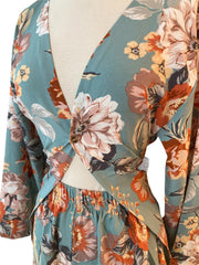 Blue floral set