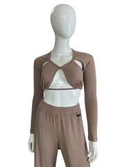 Cream Pant Set