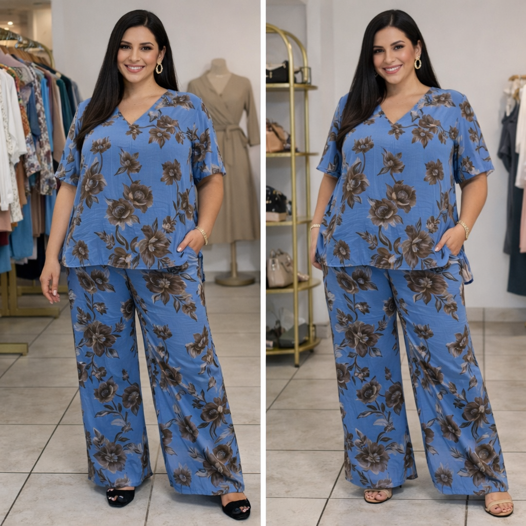 Blue Flower Set