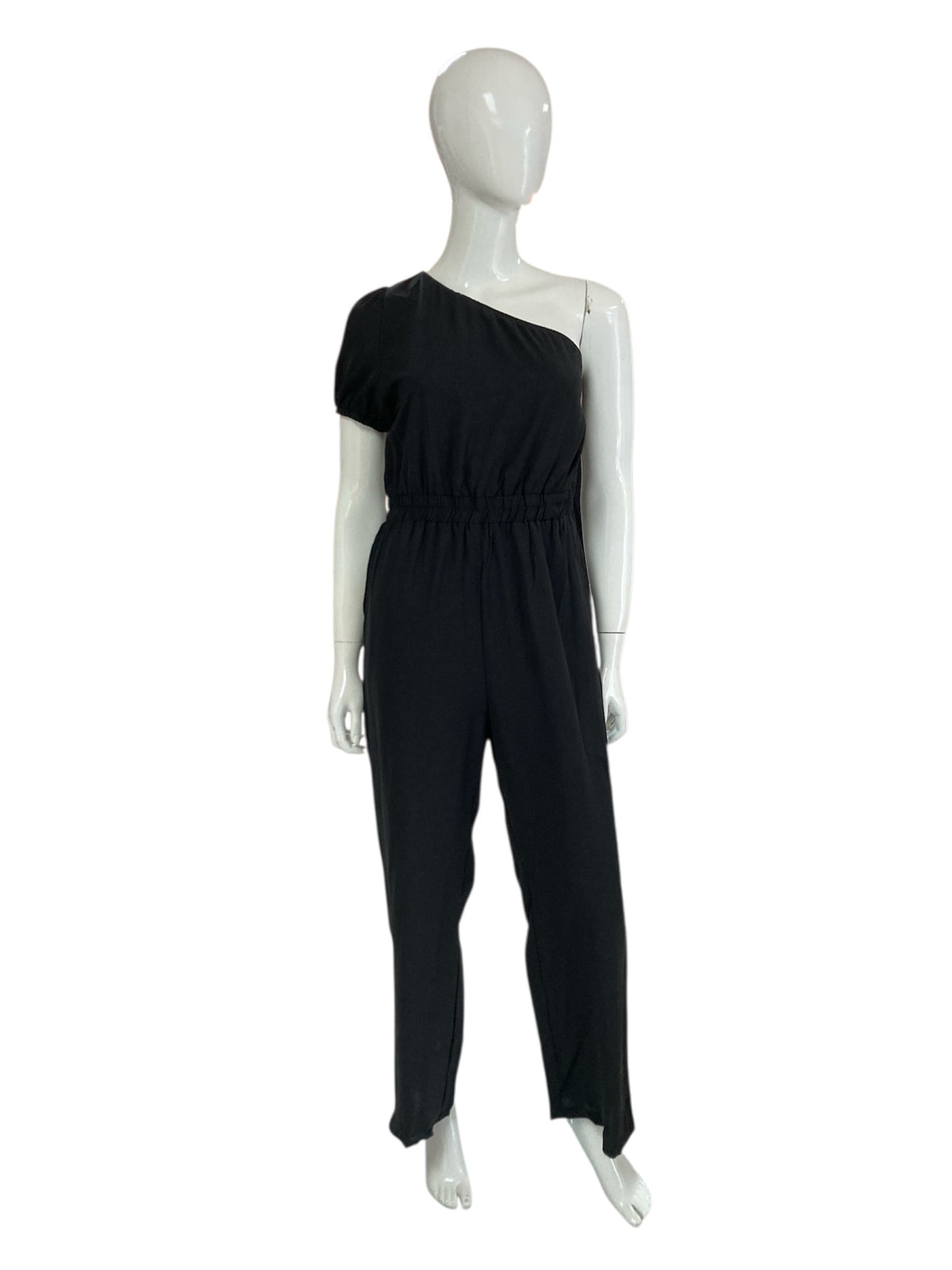 Black Jumpsuit One Shoulder
