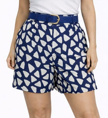 Blue Geo Shorts