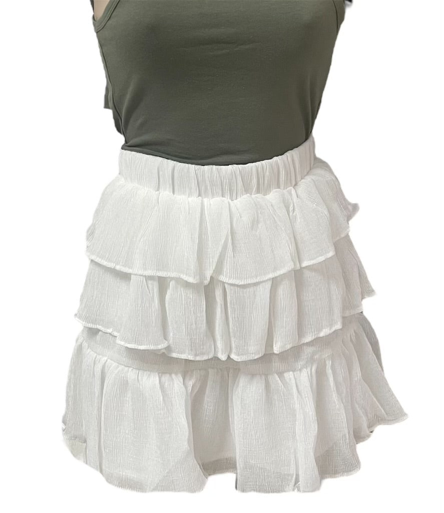 White skirt