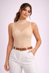 Beige Top
