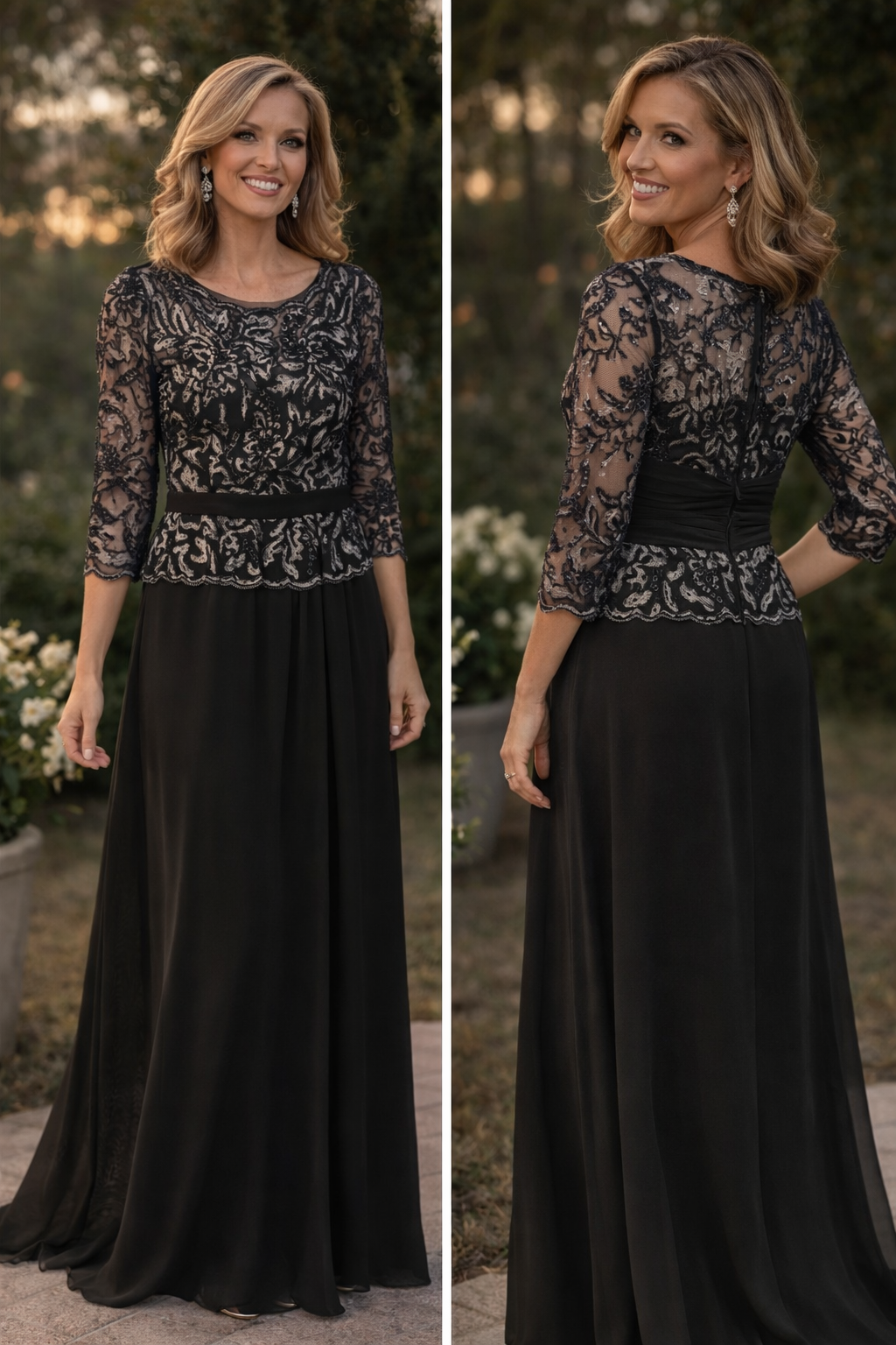 Formal Black Lace dress