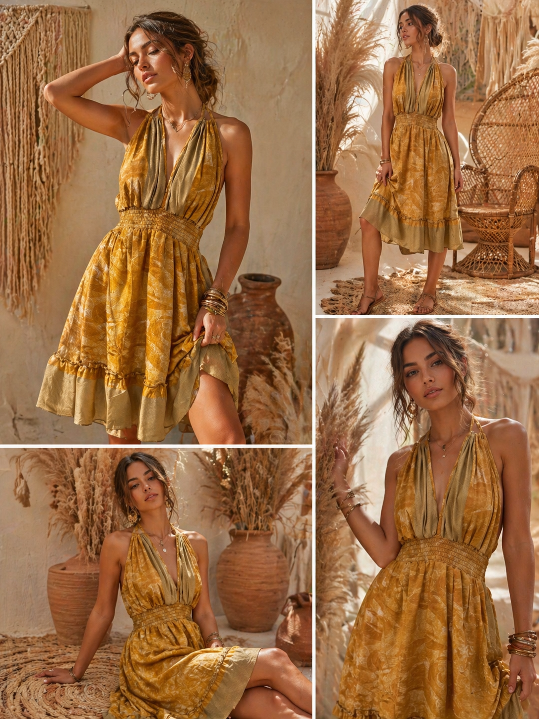 Golden Sand Dress