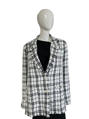 Gingham Blazer Curvy