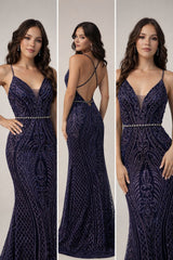 Glittery Prom Dress