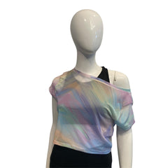 Pastel Mesh Top