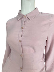 Dusty Pink Long Sleeve Blouse