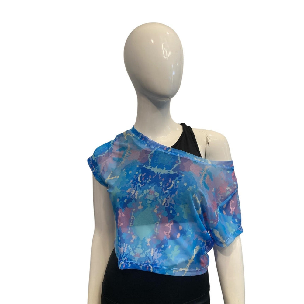 Tie Dye Mesh Top