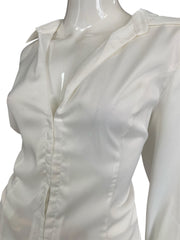 White Office Blouse